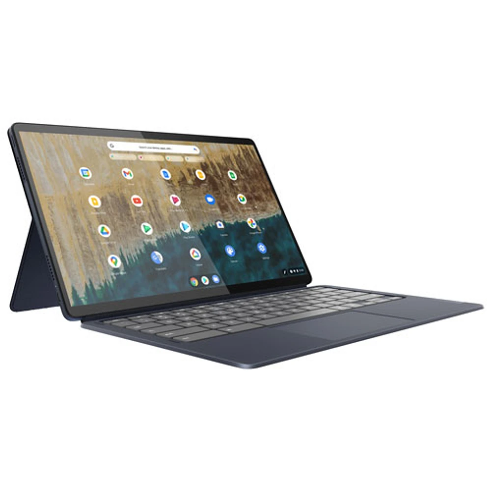 Chromebook 2-en-1 à écran tactile 13,3 po IdeaPad Duet 5 de Lenovo - Bleu abyssal (Snapdragon 7c 2e génération de Qualcomm/SSD 128 Go/RAM 8 Go)