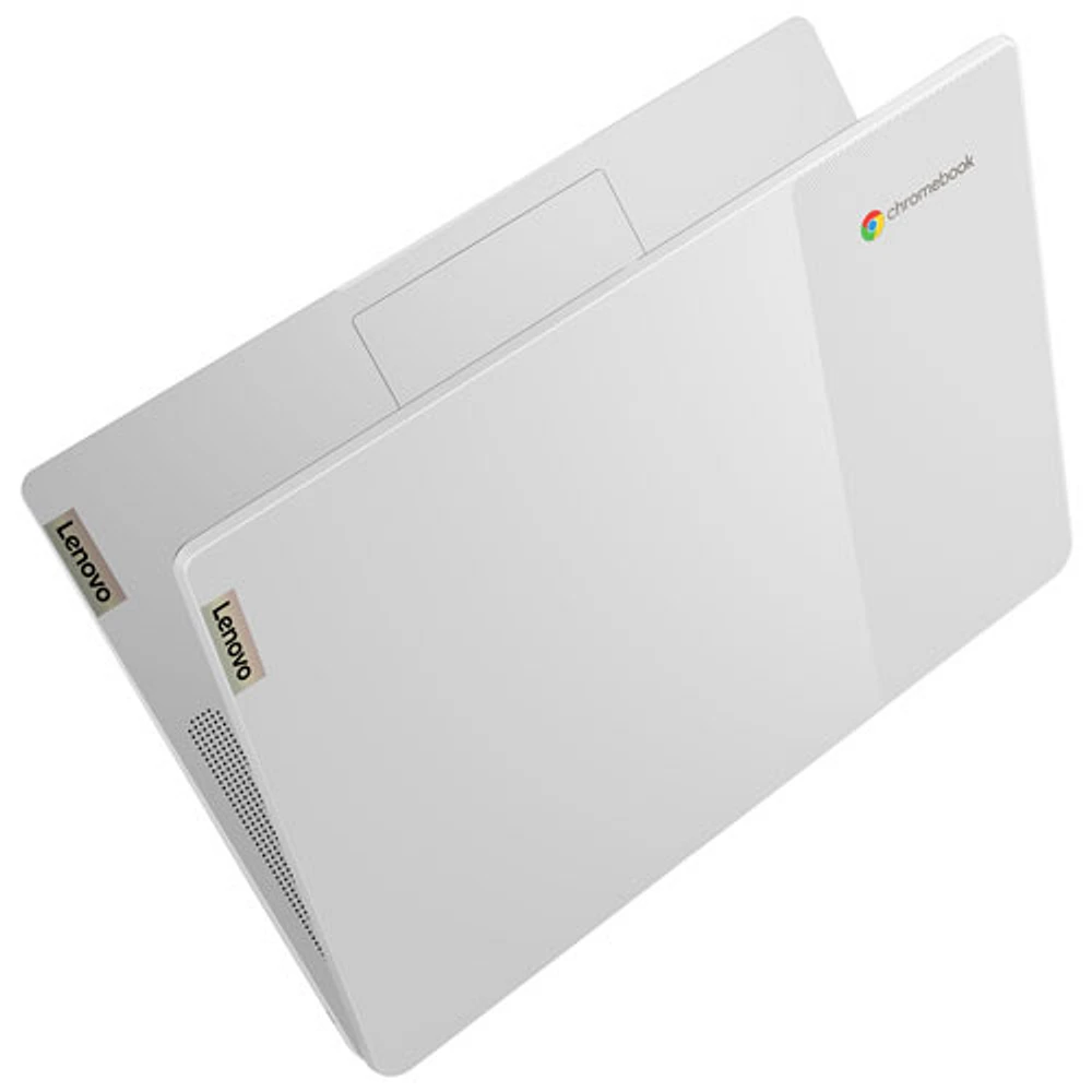 Chromebook tactile 14 po IdeaPad Slim 3 de Lenovo - Gris nuage (MediaTek Kompanio 520/eMMC 128 Go/RAM 8 Go)
