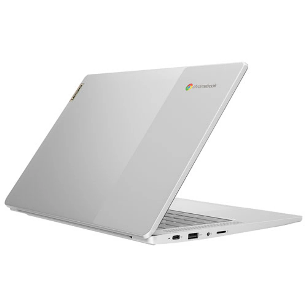 Chromebook tactile 14 po IdeaPad Slim 3 de Lenovo - Gris nuage (MediaTek Kompanio 520/eMMC 128 Go/RAM 8 Go)