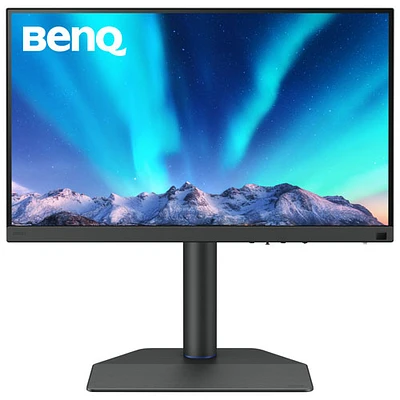 Moniteur ACL IPS UHD 4K 60 Hz GTG 5 ms de 27 po Creator PhotoVue de BenQ (SW272U) - Gris métallique