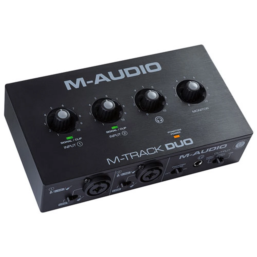 Interface audio USB M-Track Duo de M-Audio (MTRACKDUO)