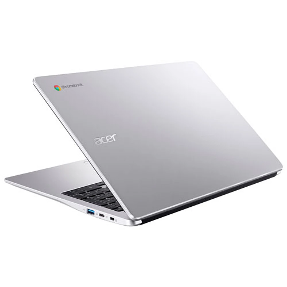 Chromebook de 15,6 po d'Acer - Argenté (Celeron N4500 d'Intel/128 Go/RAM 8 Go/ChromeOS)