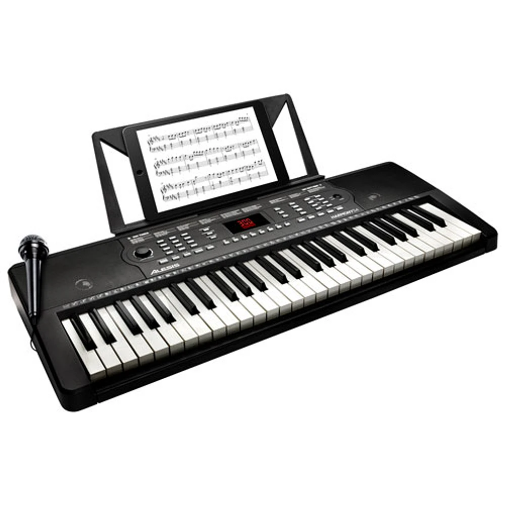 Clavier électrique à 54 touches Harmony d'Alesis - Gris foncé