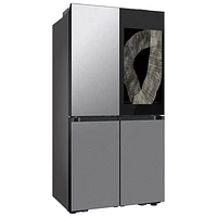 Samsung BESPOKE 36" 22.5 Cu Ft Counter Depth 4-Door Flex Refrigerator w/ AI Family Hub (RF23DB9900QDAC) -SS