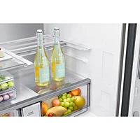 Samsung BESPOKE 36" 22.5 Cu Ft Counter Depth 4-Door Flex Refrigerator w/ AI Family Hub (RF23DB9900QDAC) -SS