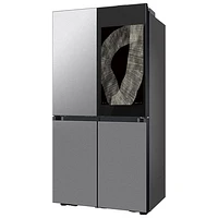 Samsung BESPOKE 36" 22.5 Cu Ft Counter Depth 4-Door Flex Refrigerator w/ AI Family Hub (RF23DB9900QDAC) -SS