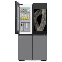 Samsung BESPOKE 36" 22.5 Cu Ft Counter Depth 4-Door Flex Refrigerator w/ AI Family Hub (RF23DB9900QDAC) -SS
