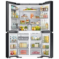 Samsung BESPOKE 36" 22.5 Cu Ft Counter Depth 4-Door Flex Refrigerator w/ AI Family Hub (RF23DB9900QDAC) -SS