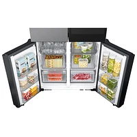Samsung BESPOKE 36" 22.5 Cu Ft Counter Depth 4-Door Flex Refrigerator w/ AI Family Hub (RF23DB9900QDAC) -SS