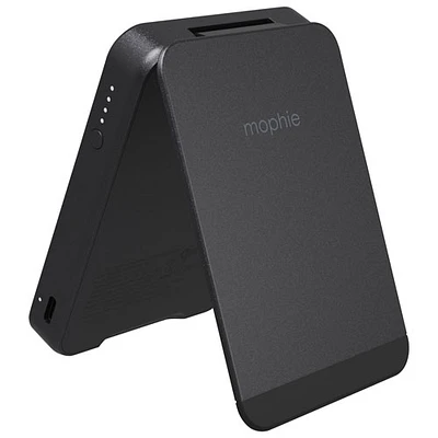 Mophie Snap+ Qi2 5000 mAh Power Bank with Stand - Black
