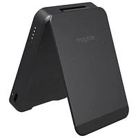 Chargeur portable de 5000 mAh avec support Snap+ Qi2 de Mophie - Noir