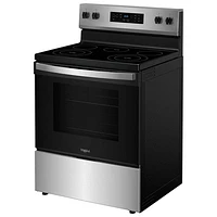 Whirlpool 3 Series 30" 5.3 Cu. Ft. Self-Clean 5-Elements Freestanding Electric Range (YWFES3330RZ) - SS