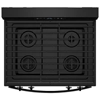 Whirlpool 3 Series 30" 5.3 Cu. Ft. Self-Clean Freestanding Gas Range (WFGS3530RB) - Black
