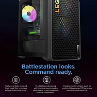 Lenovo Legion Tower 5 Gaming PC - Storm Grey (AMD Ryzen 5 7600/16GB RAM/512GB SSD/RTX 4060/Windows 11)