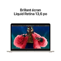 Apple MacBook Air 13" w/ Touch ID (2024) - Starlight (Apple M3 Chip / 512GB SSD / 16GB RAM) - French