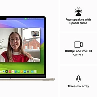 Apple MacBook Air 13" w/ Touch ID (2024) - Starlight (Apple M3 Chip / 512GB SSD / 16GB RAM) - French