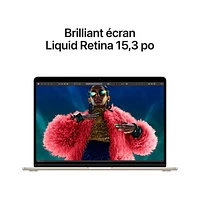 Apple MacBook Air 15" w/ Touch ID (2024) - Starlight (Apple M3 Chip / 512GB SSD / 16GB RAM) - French
