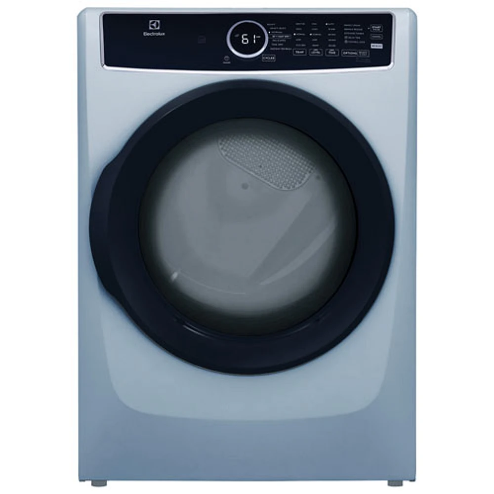 Sécheuse électrique à vapeur et à chargement frontal de 8,0 pi³ d'Electrolux (ELFE743CAG) - Bleu glacier