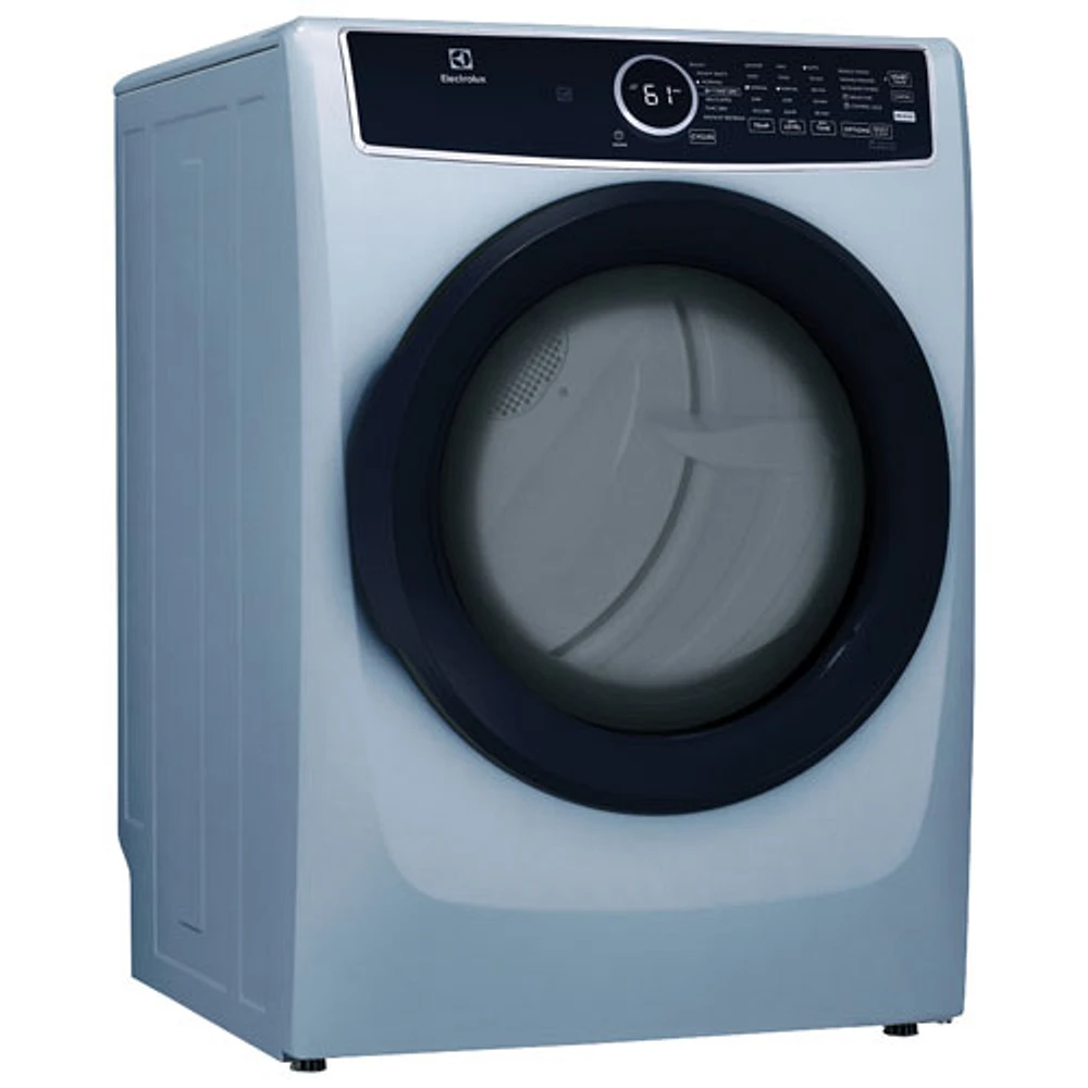 Sécheuse électrique à vapeur et à chargement frontal de 8,0 pi³ d'Electrolux (ELFE743CAG) - Bleu glacier