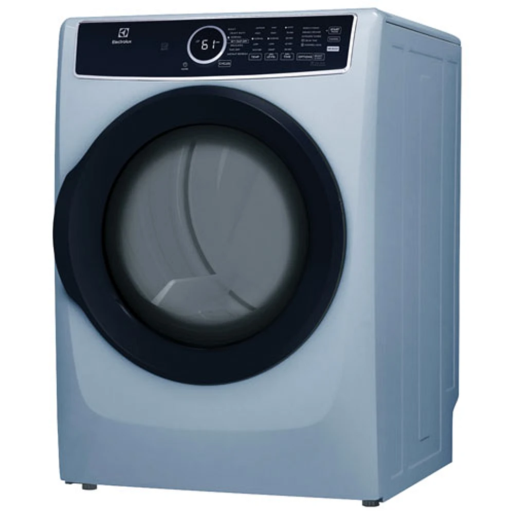Sécheuse électrique à vapeur et à chargement frontal de 8,0 pi³ d'Electrolux (ELFE743CAG) - Bleu glacier