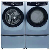 Sécheuse électrique à vapeur et à chargement frontal de 8,0 pi³ d'Electrolux (ELFE743CAG) - Bleu glacier