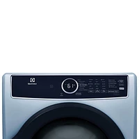 Sécheuse électrique à vapeur et à chargement frontal de 8,0 pi³ d'Electrolux (ELFE743CAG) - Bleu glacier