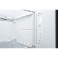 LG 36" 22.5 Cu. Ft. Side-By-Side Refrigerator with Water & Ice Dispenser (LS23C4230V) - Metal Sorbet