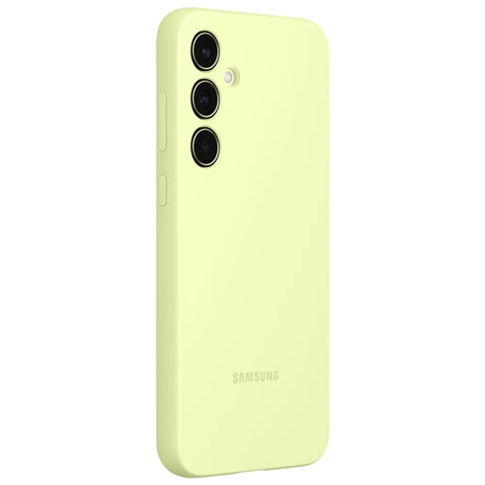 Samsung Silicone Fitted Soft Shell Case for Galaxy A35 - Lime