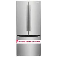 Frigidaire Gallery 30" 20 Cu. Ft. French Door Refrigerator w/Water Dispenser (GRFN2023AF) - Stainless Steel