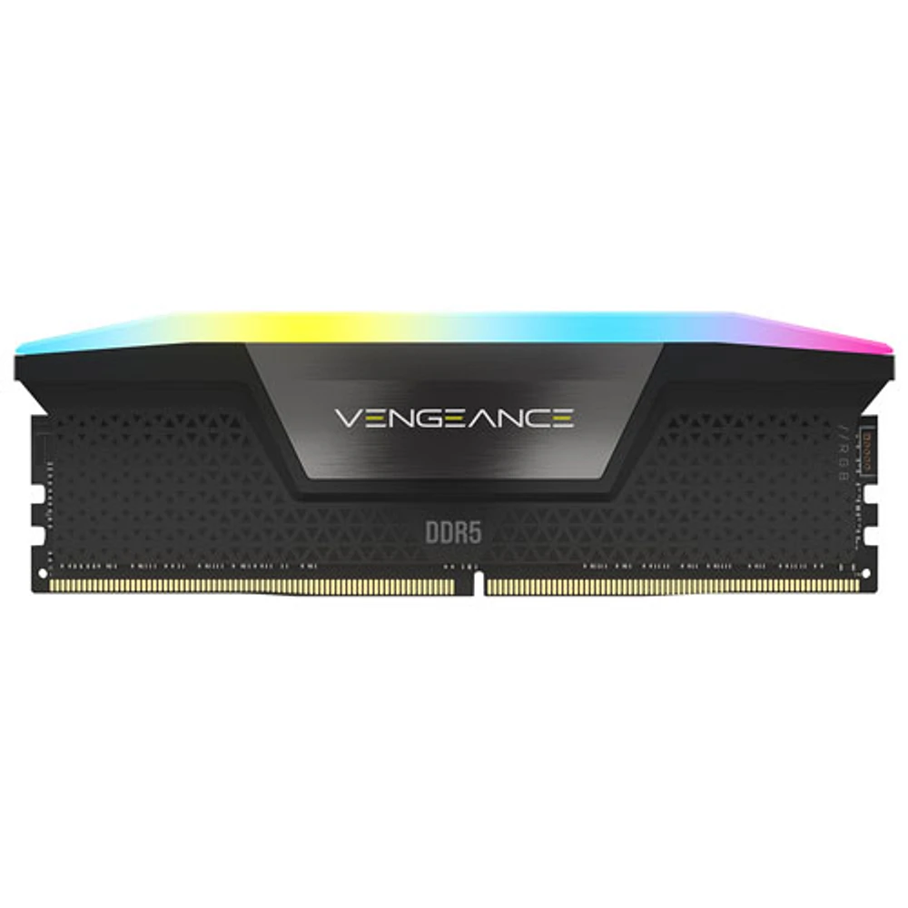 Corsair Vengeance RGB DDR5 64GB (2x32GB) 6400MHz Desktop Memory (CMH64GX5M2Y6400C32) - Black - Only at Best Buy