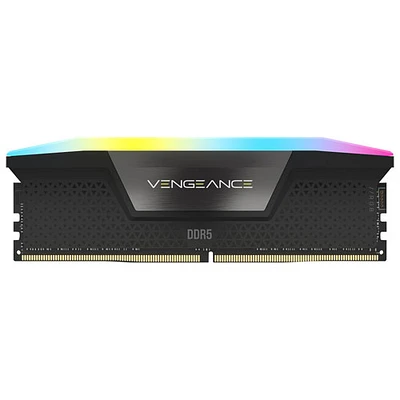 Mémoire de bureau Vengeance RVB DDR5 64 Go (2 x 32 Go) 6400 MHz de Corsair (CMH64GX5M2Y6400C32) - Noir - Exclusivité de Best Buy