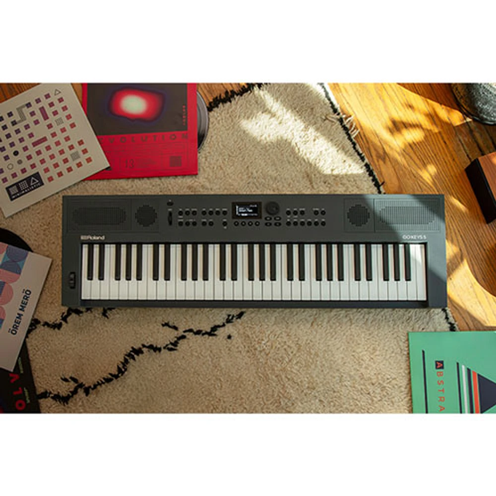 Clavier de création musicale à 61 touches GO:KEYS 3 de Roland - Bleu minuit