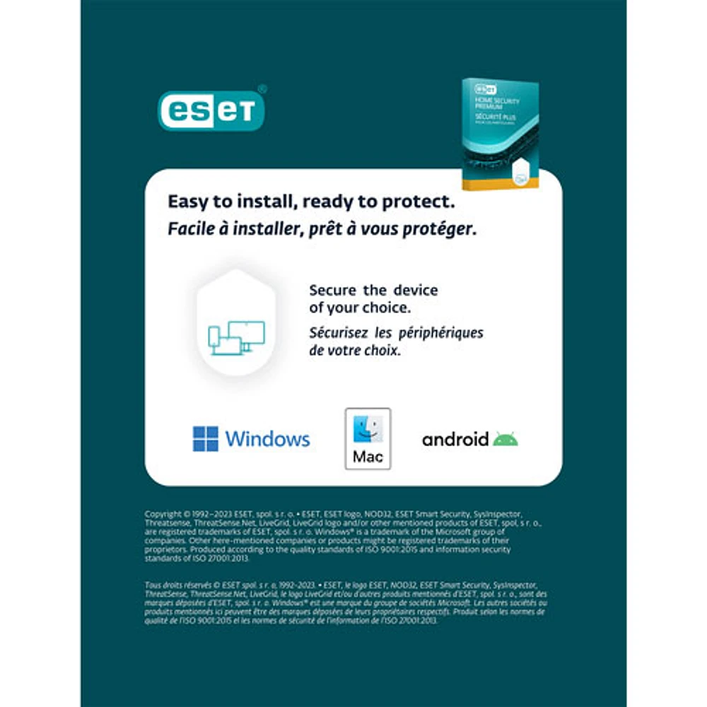 ESET Home Security Premium (PC/Mac) - appareils