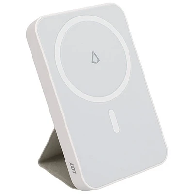LBT 15W 5000mAh MagSafe Wireless Power Bank with Stand (LBT MS-PB5KWT) - White