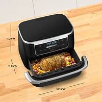 Ninja Foodi DualZone FlexBasket 6-in-1 Air Fryer - 7 Qt - Black