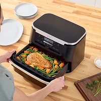 Ninja Foodi DualZone FlexBasket 6-in-1 Air Fryer - 7 Qt - Black