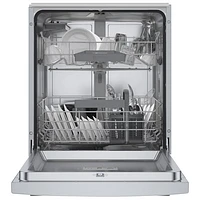 Bosch 300 Series 24" 46dB Built-In Dishwasher with Stainless Steel Tub (SGE53C55UC) - Stainless Steel