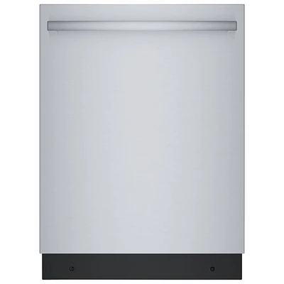 Lave-vaisselle encastrable 24 po 44 dB avec cuve en inox et troisième panier série 800 de Bosch (SGX78C55UC) - Inox