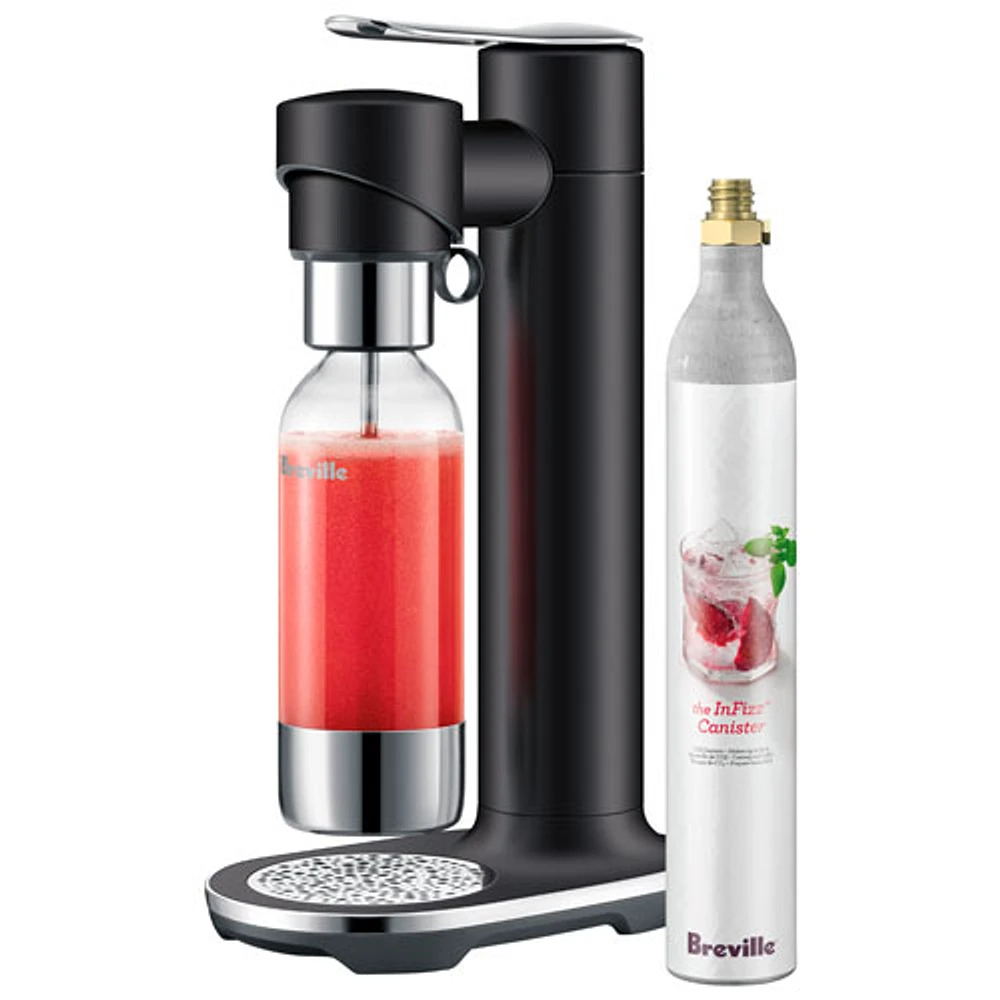 Breville InFizz Fusion 1L Soda Machine with FusionCap & Co2 Canister