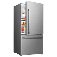 Hisense 31.3" 22.3 Cu. Ft. Bottom Freezer Refrigerator (RB22A2FSE) - Stainless Steel