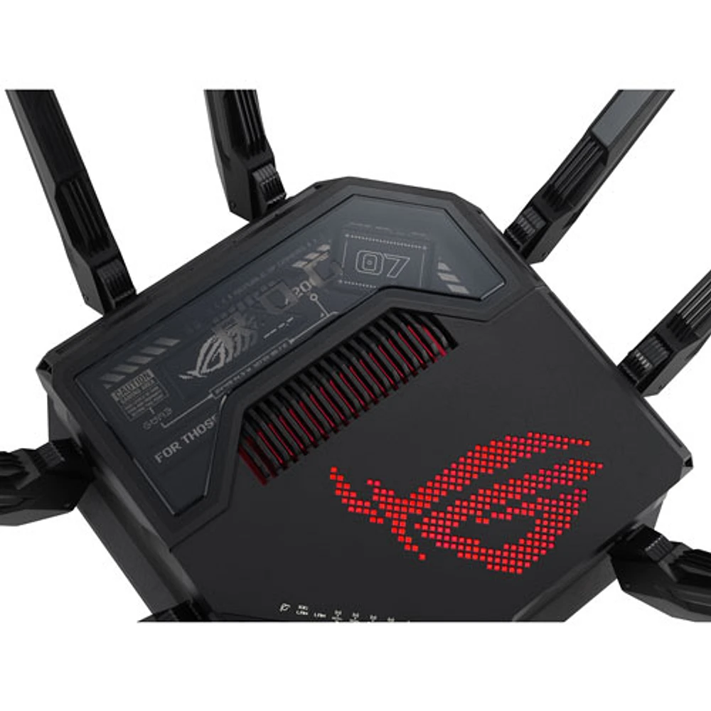 Routeur Wi-Fi 7 quadribande sans fil ROG Rapture d'ASUS (GT-BE98 PRO)