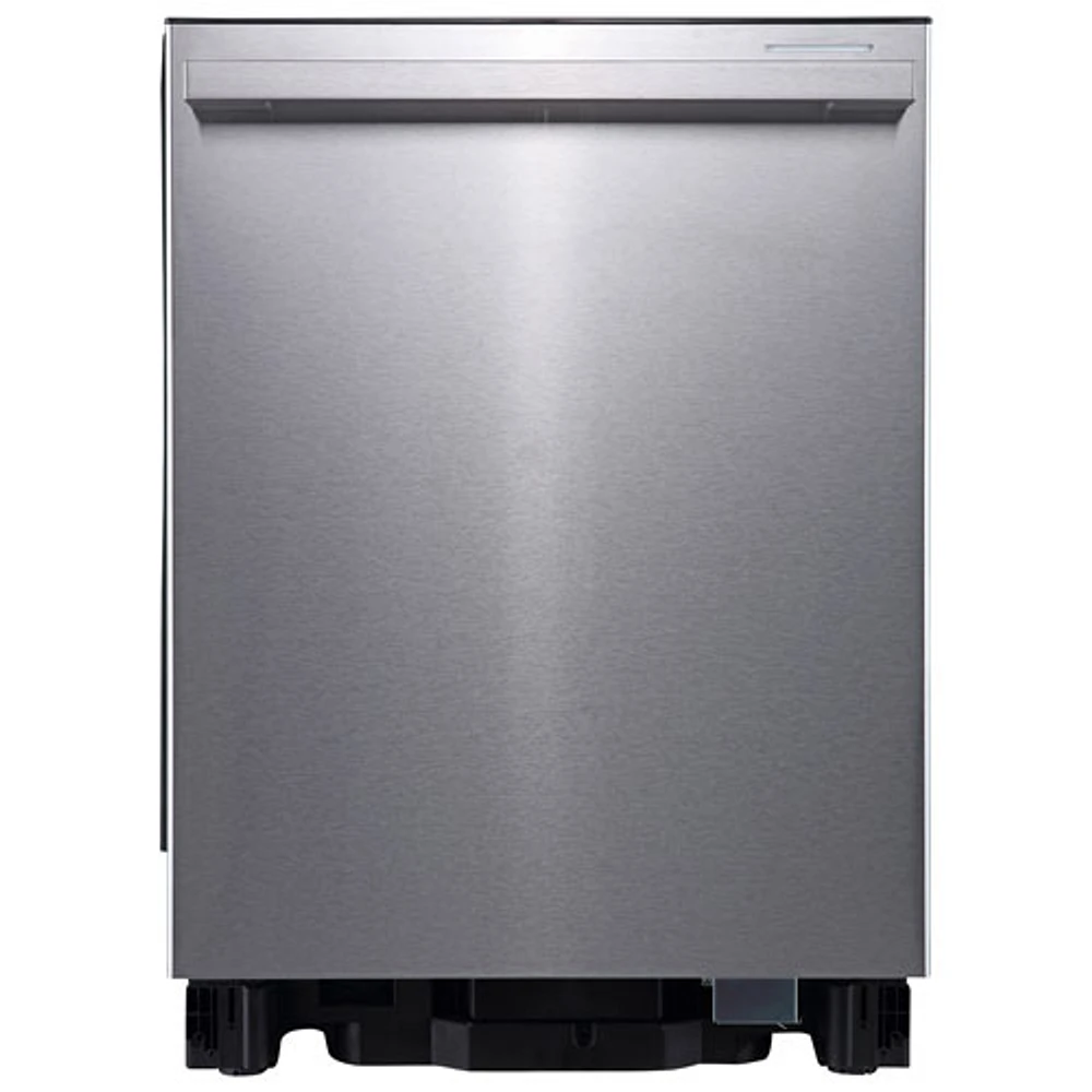 Lave-vaisselle encastrable 24 po 48 dB avec troisième panier de Hisense (HDW63314SS) - Acier inoxydable