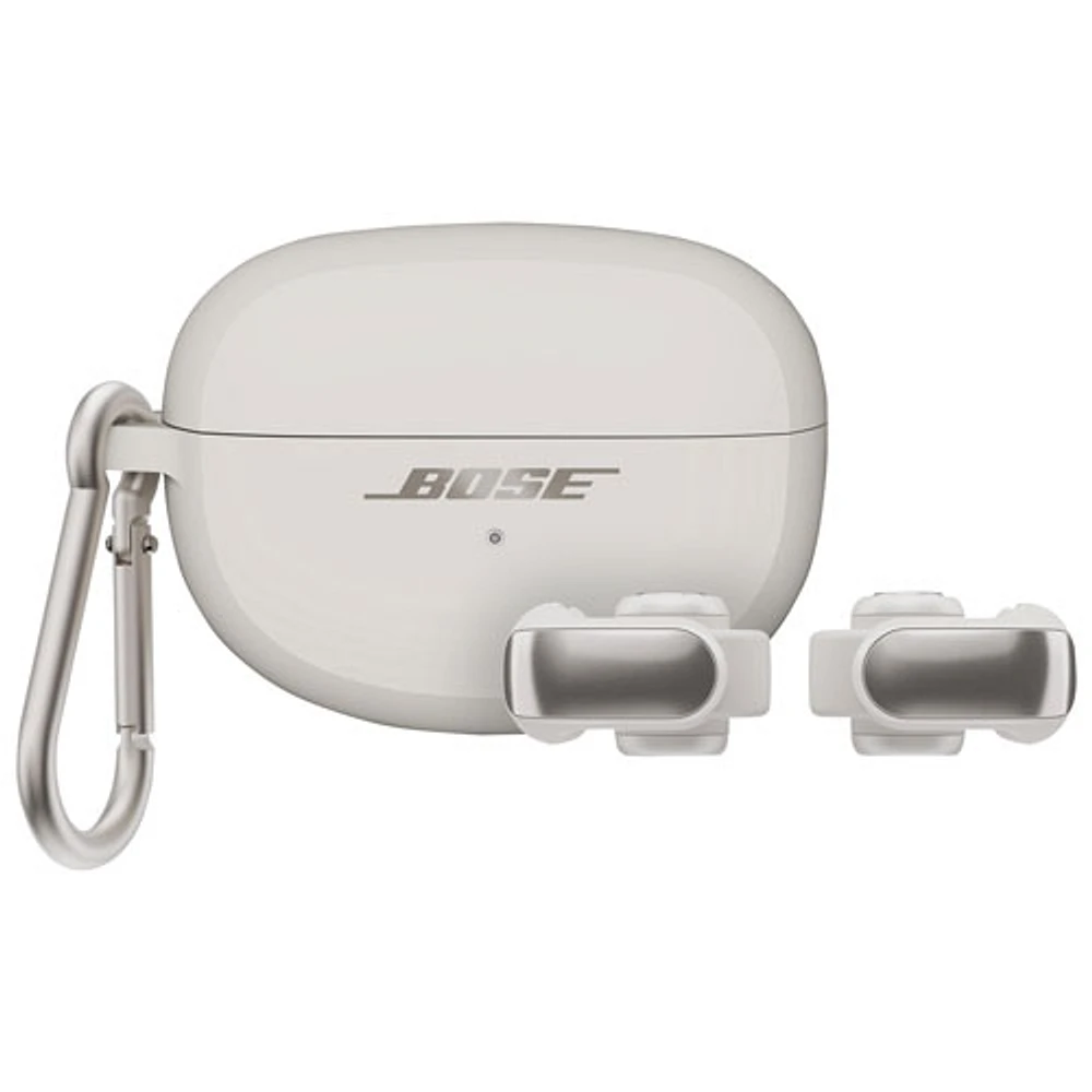 Étui en silicone pour écouteurs boutons Ultra Open de Bose - Fumée blanche