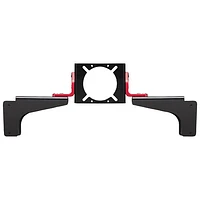 Next Level Racing F-GT Elite 160 DD Side and Front Mount Adapter - Black/Red