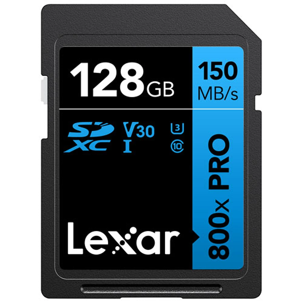 Carte mémoire SDXC Blue de 150 Mo/s et Go de Lexar