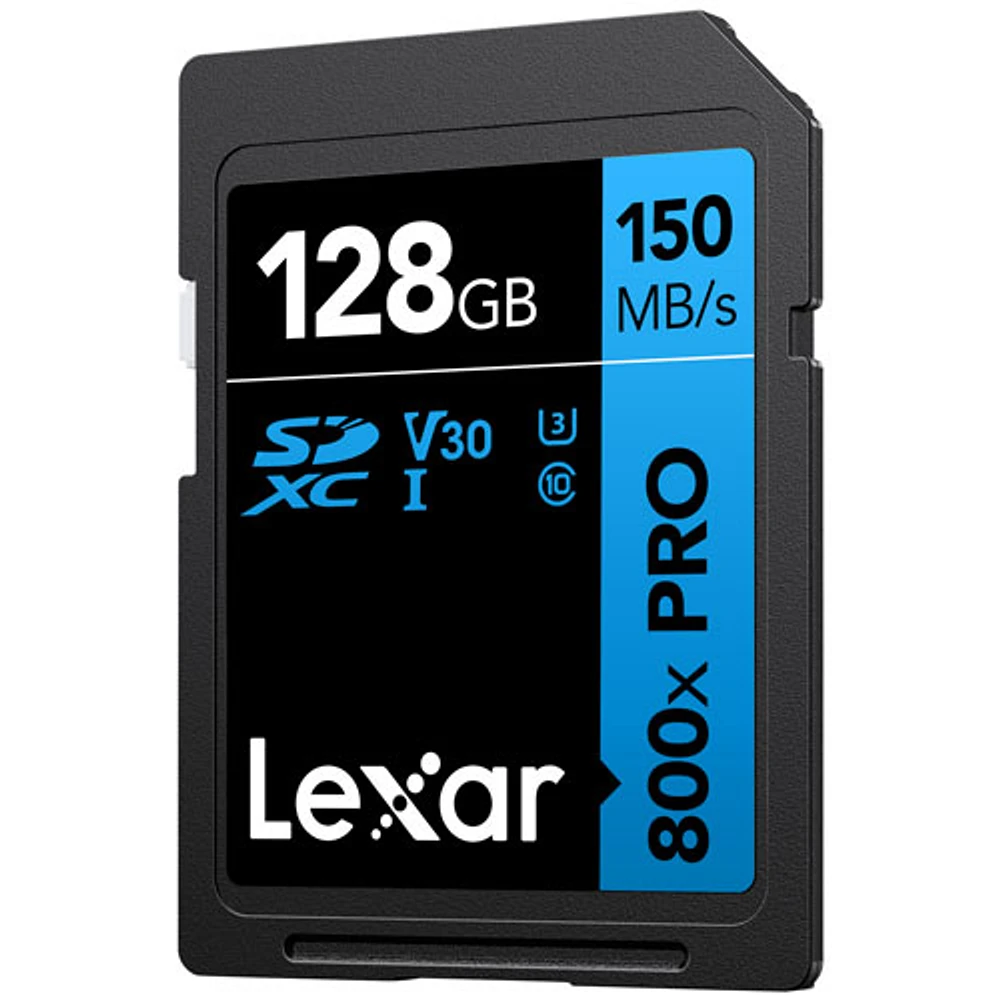 Carte mémoire SDXC Blue de 150 Mo/s et Go de Lexar