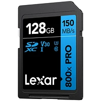 Carte mémoire SDXC Blue de 150 Mo/s et Go de Lexar