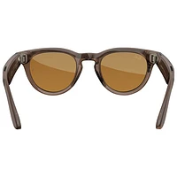 Ray-Ban | Meta Headliner Glasses with AI, Photo, Video, Audio & Messaging - Warm Stone/Transitions