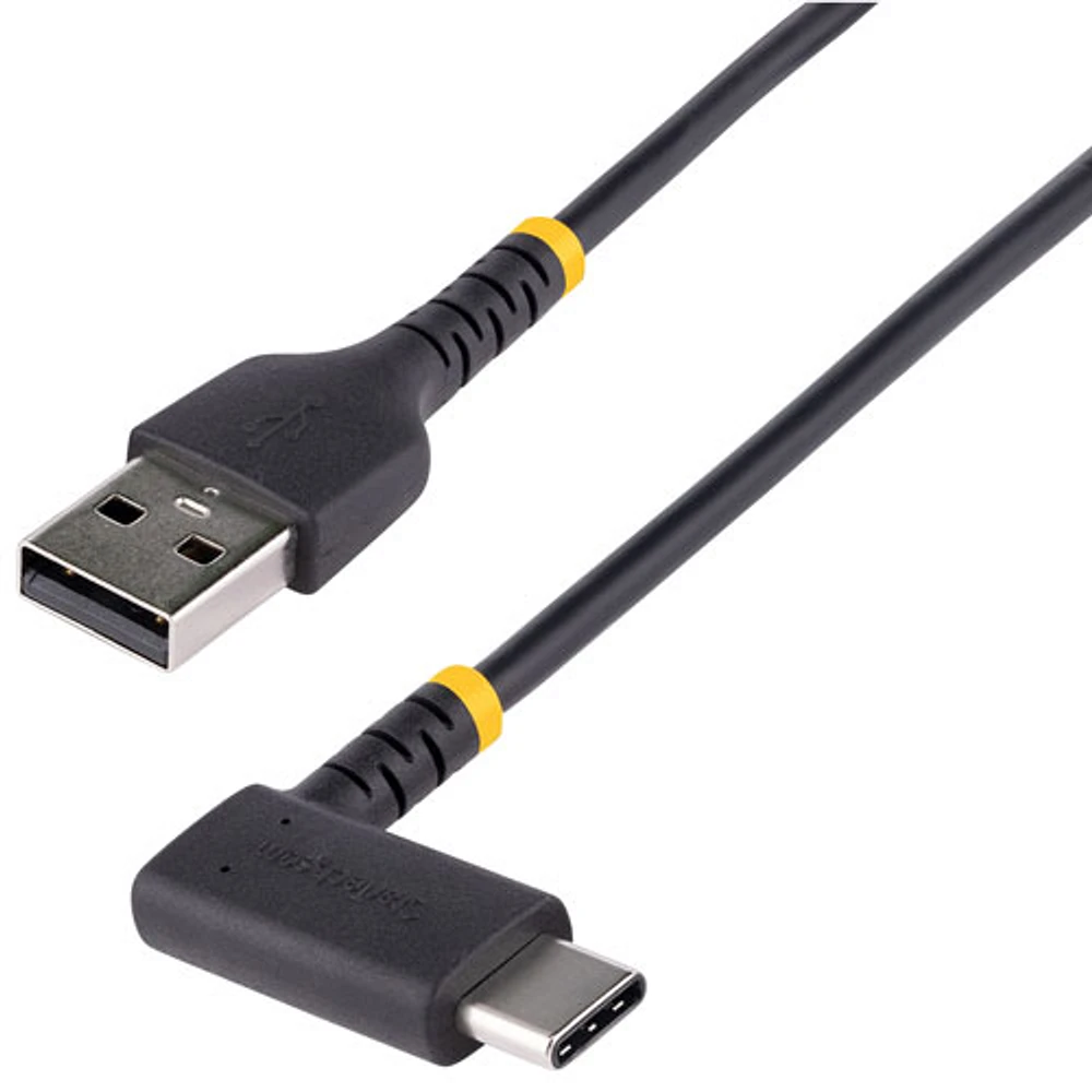 Câble USB-A à USB-C à angle droit de 15 cm (0,5 pi) de StarTech (R2ACR-15C-USB-CABLE)