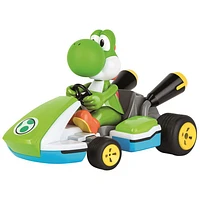 Kart de course téléguidé à échelle 1:16 Yoshi de Carrera (050227104531) - Vert/Blanc/Bleu/Jaune